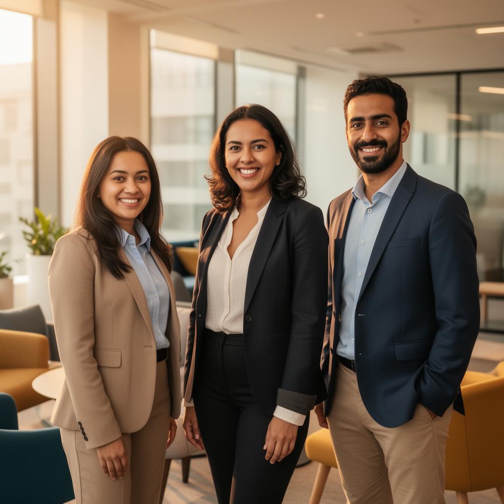 Professional team ready to help with corporate services